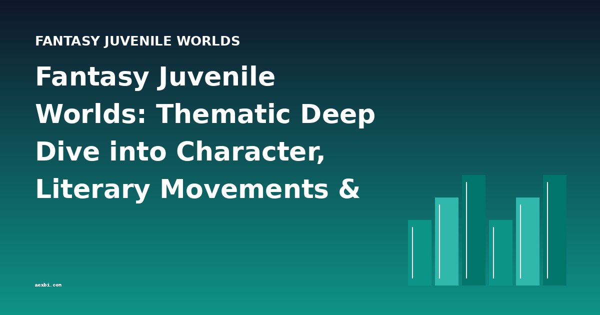 Fantasy Juvenile Worlds: Thematic Deep Dive into Character, Literary Movements & Cross-Book Comparisons