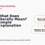 What Does literally Mean? Simple Explanation and Examples