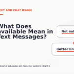 What Does available Mean in Text Messages?