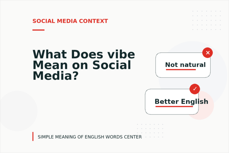 What Does vibe Mean on Social Media? What Does vibe Mean on Social Media?