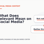 What Does relevant Mean on Social Media?