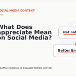 What Does appreciate Mean on Social Media?