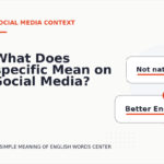 What Does specific Mean on Social Media?