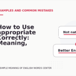 How to Use appropriate Correctly: Meaning, Examples, and Mistakes